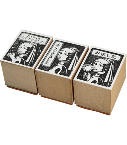 Amazon | KAIUN-DO 先生スタンプ『世界の名画シリーズ・モナリザセット